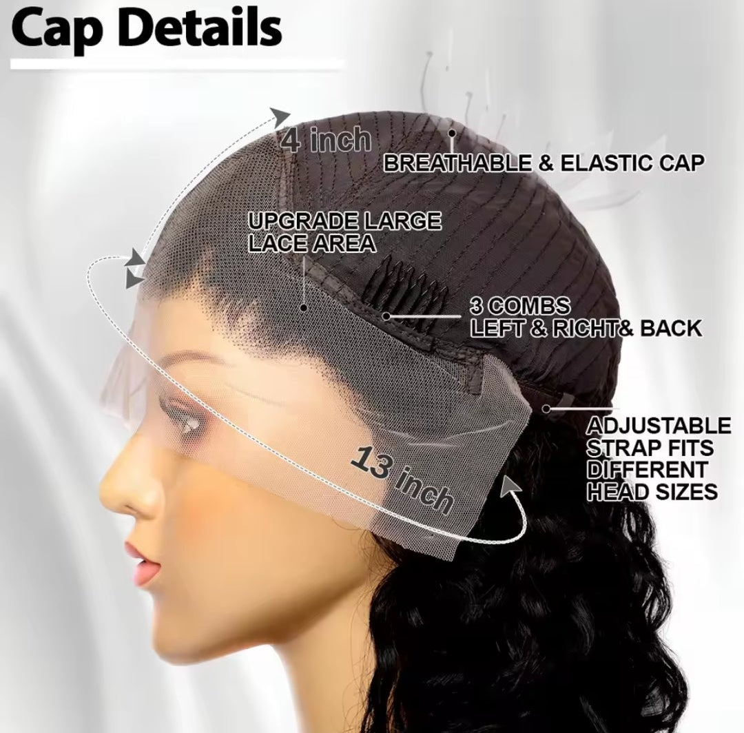 BURMESE CURLY WIG 13×4